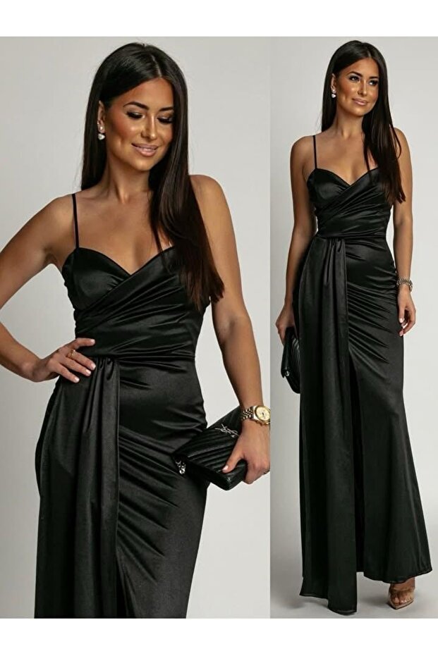 Rochie lunga cu bretele - 1
