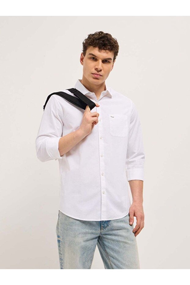 Men's Regular Fit Cotton Shirt Long Sleeves Casual & Formal Soft Fabric