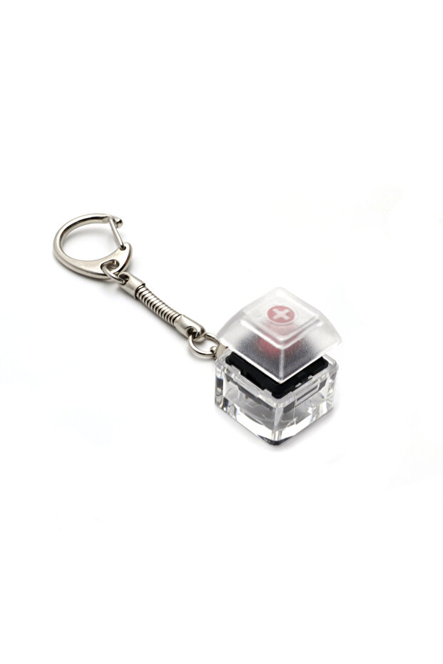 مفتاح لوحة المفاتيح الميكانيكية Cherry MX Red Red Switch Test Keychain