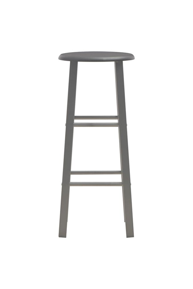 Scaune de bar, 2 buc., antracit, MDF - 3
