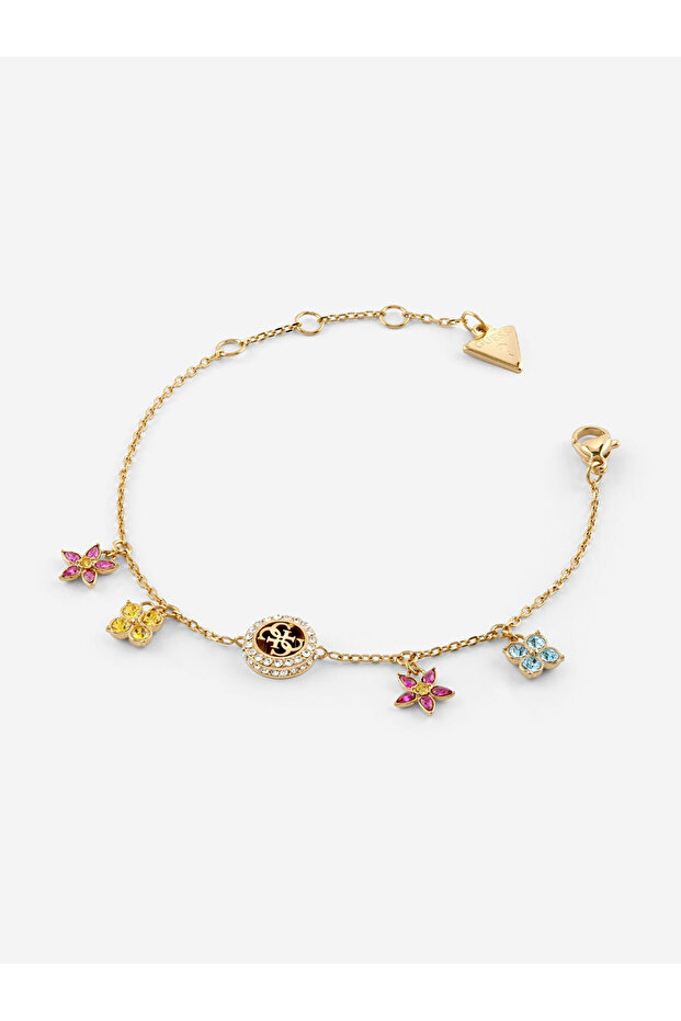 Flower charms bracelet
