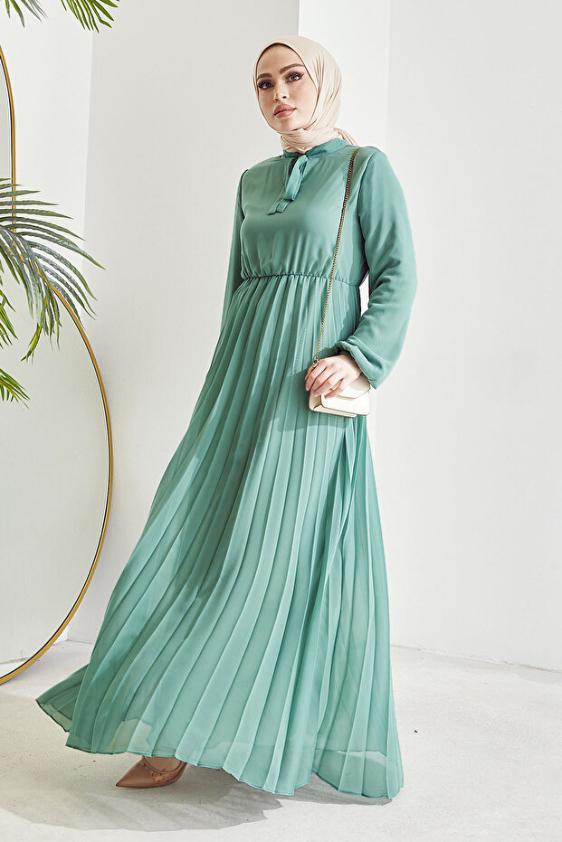 Rochie din șifon Piliseli Limelda - Mentă - 3