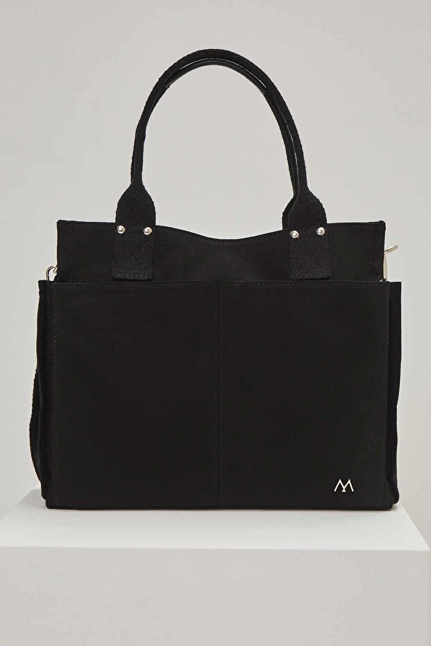 Canvas Everyday Bag Black - 7