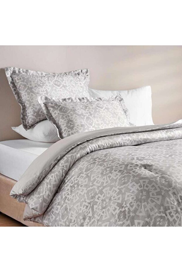 Monaco 3-piece Tencel Printed King Comforter Set 240x260cm - Beige