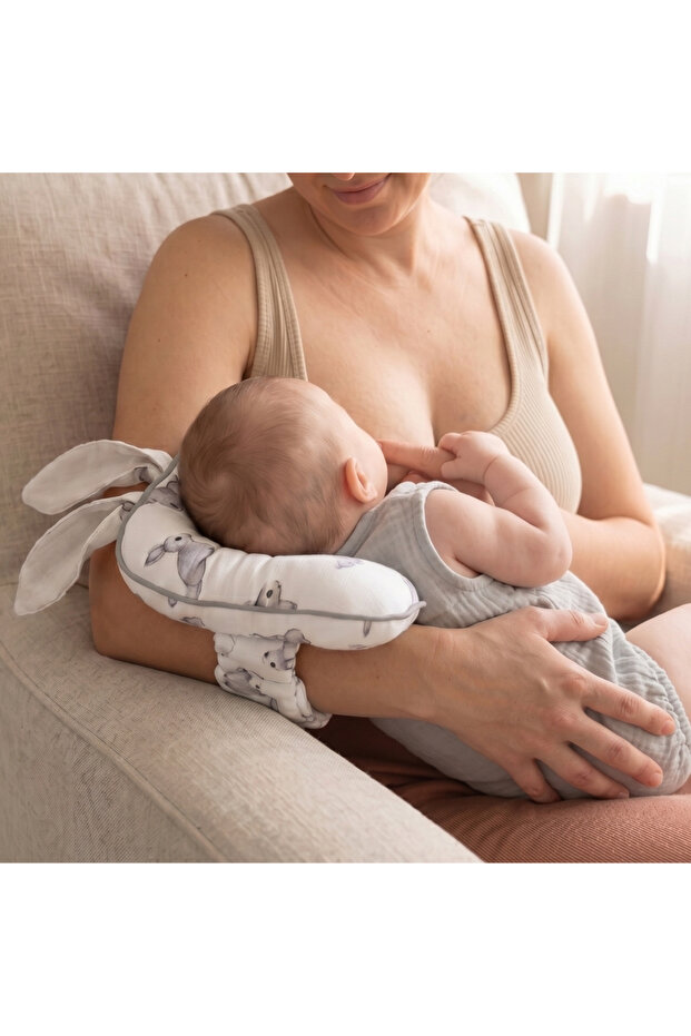 Anne Muslin Breastfeeding Pillow Iconique Lapin