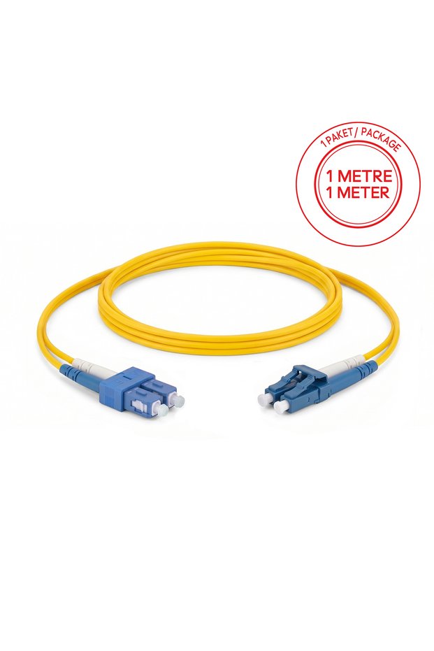 Sc/Upc-Lc/Upc Singlemode Duplex 1 Meter Fiber Patch Cord