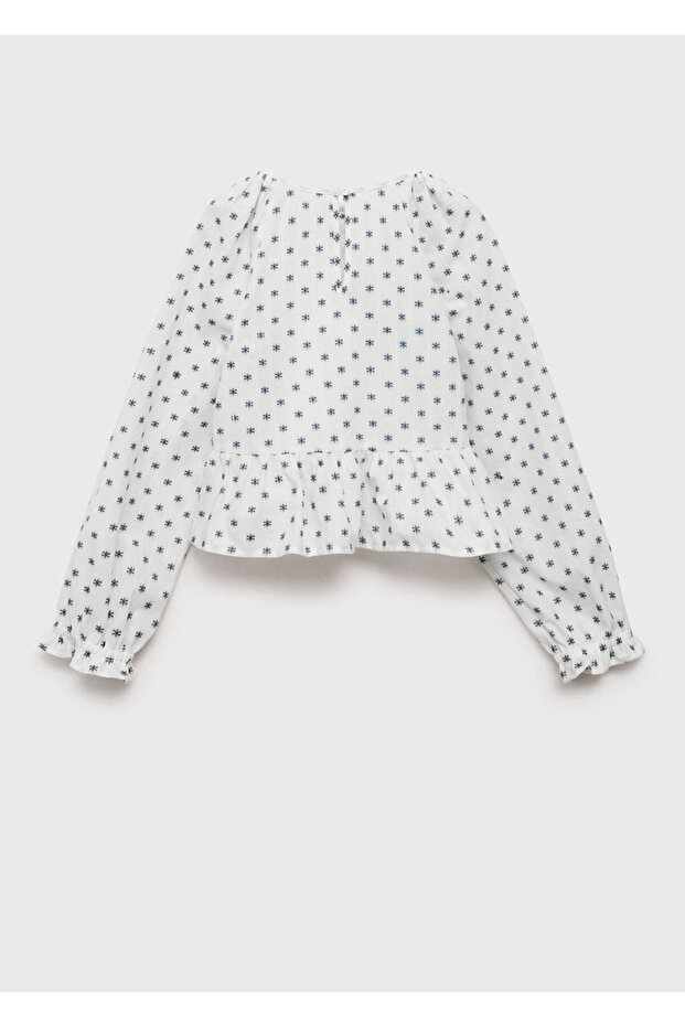 Blouse with Embroidered Pattern - 2