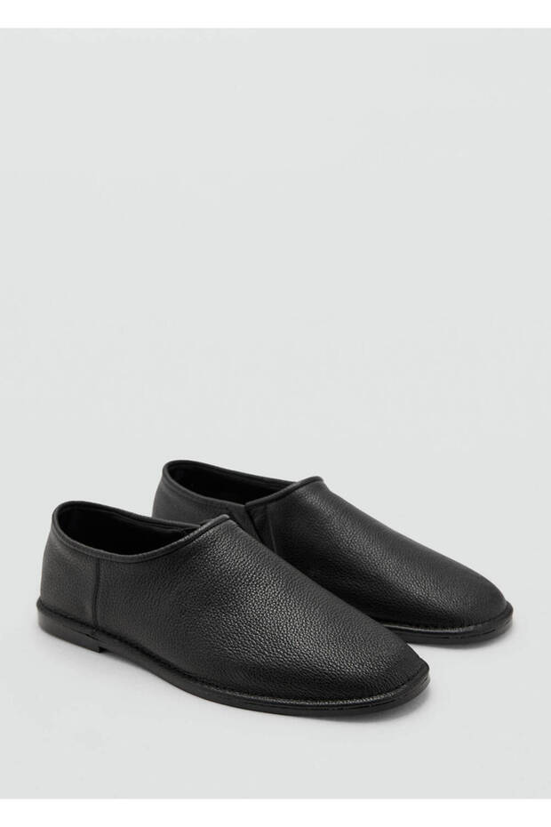 Flat Bottom Leather Shoes