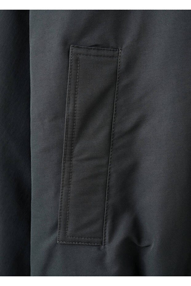 Huni yaka bomber ceket - 5