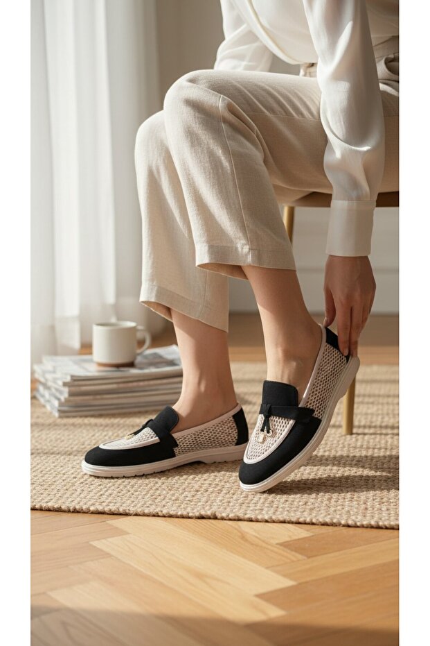 Women's Suede Summer Loafer Shoes Lightweight Comfortable Daily Ballet Flats