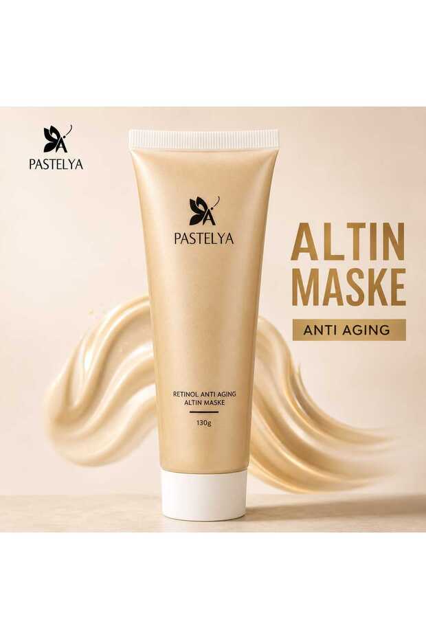 Retinol Anti Aging Gold Mask 130g Peel-Off Mask – Anti-Wrinkle and Anti-Aging, Retinal