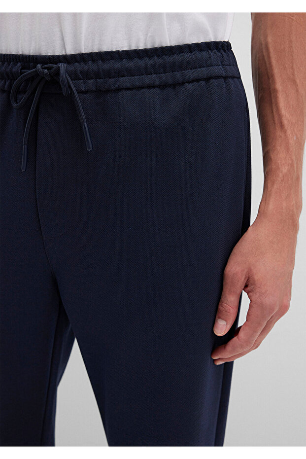 Black Lacivert Örme Pantolon 0010513-86415 - 5