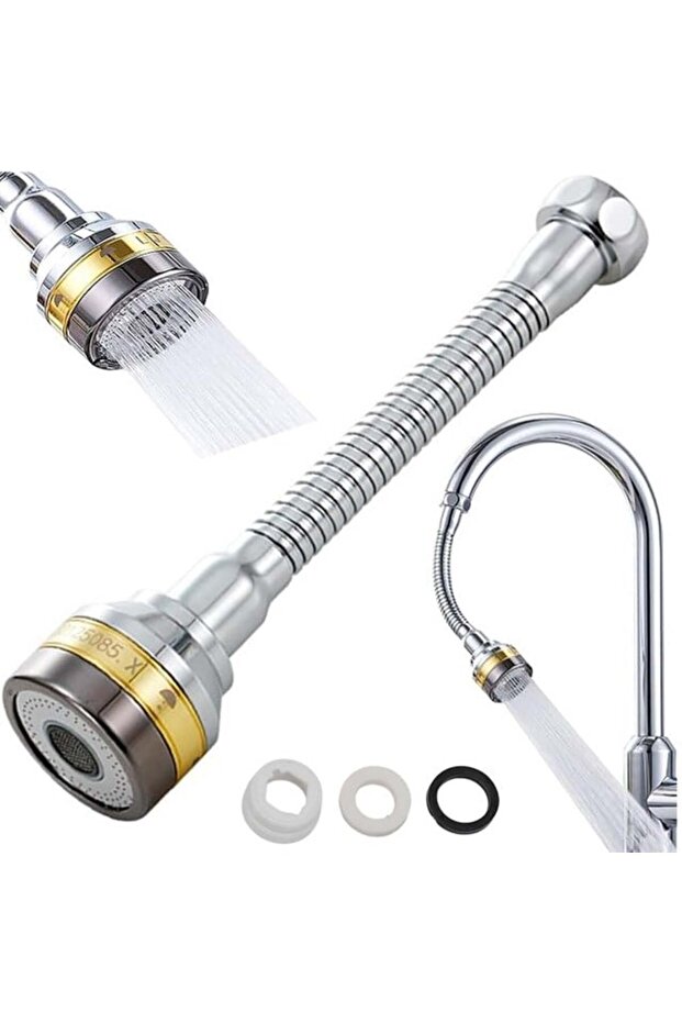 Sn-29319 Three-Stage Adjustable Speed Water Flow Control Stepped Adjustable Kitchen Faucet Head