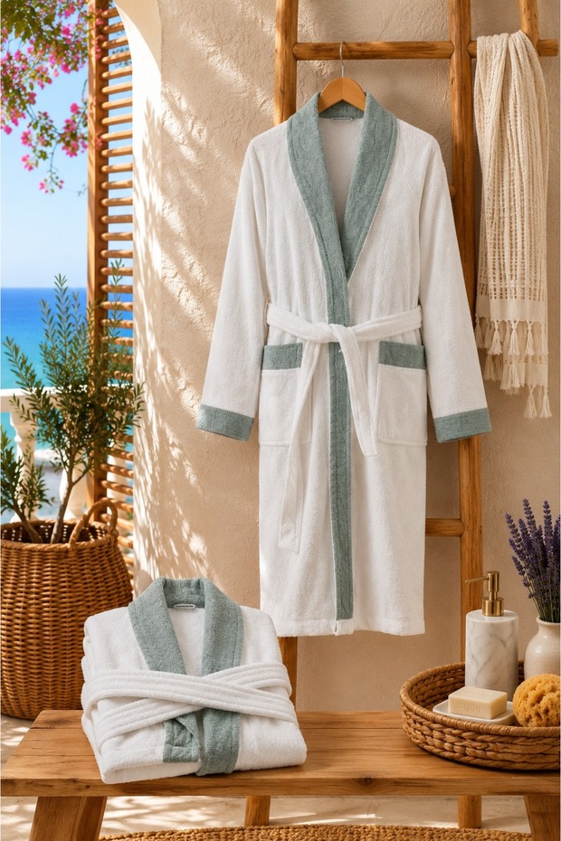 Mediterranean Verona Bathrobe L/Xl 120 Green