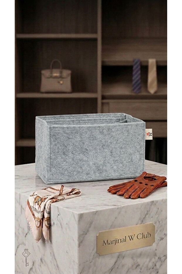 Light Gray Color Double Drinker Bag Inner Organizer