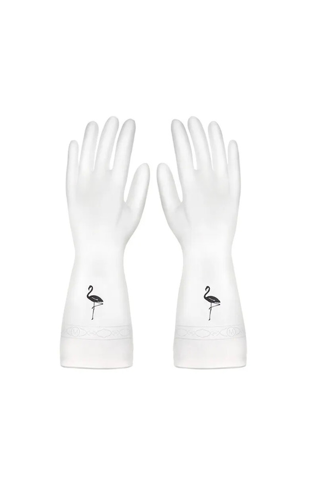 M Bird G672 Waterproof Housework Cleaning Gloves Kitchen Cleaning Latex Laundry Dishwashing Gloves W
