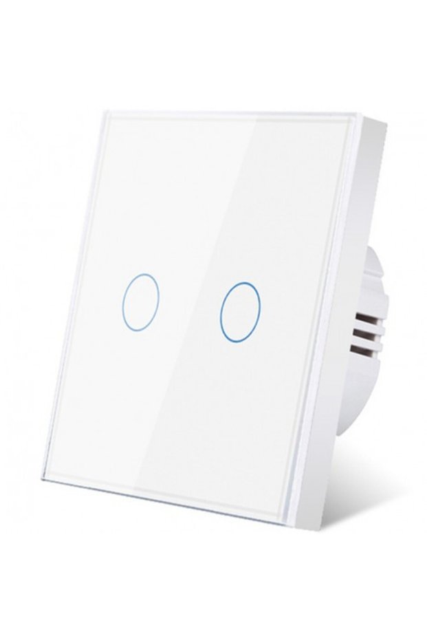 2F touch switch, Tempered Glass, LED