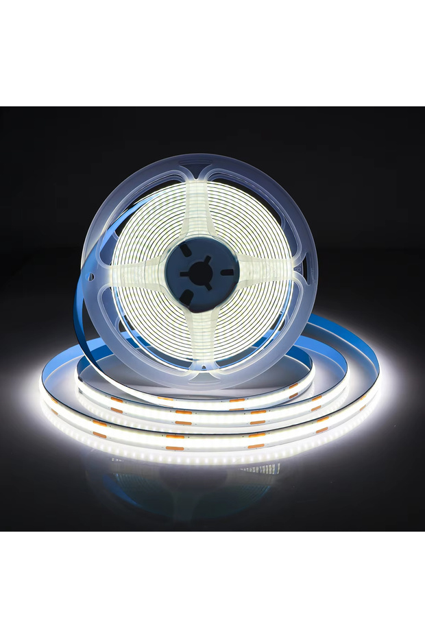 شريط إضاءة LED COB أبيض بارد بطول 2 متر، يعمل بمنفذ USB بطول 1-5 أمتار، مزود بمفتاح لمس قابل للتعتيم، مناسب للإضاءة الداخلية في غرف المعيشة