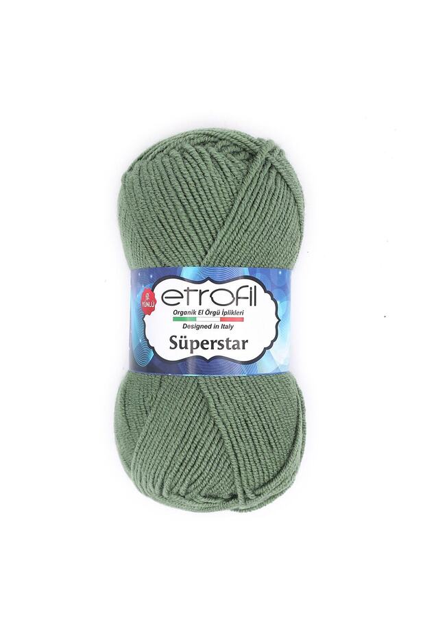 Superstar Knitting Yarn Grass 25% Wool 75% Acrylic 100g 170m (74067)