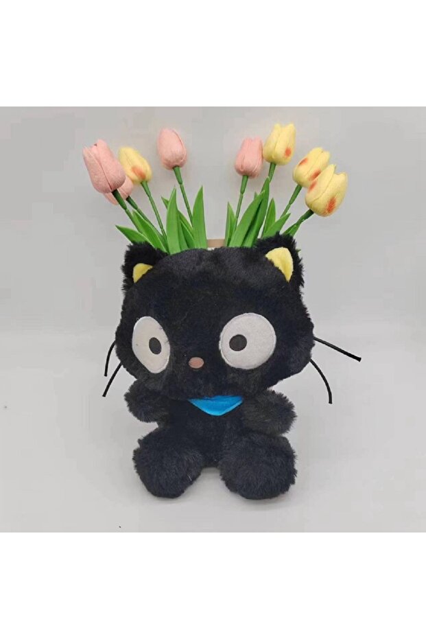 25cm A Cartoon Black Chococat Plush Chocolate Cat Plush Toys Animal Stuffed Plush Soft Doll Cute Min
