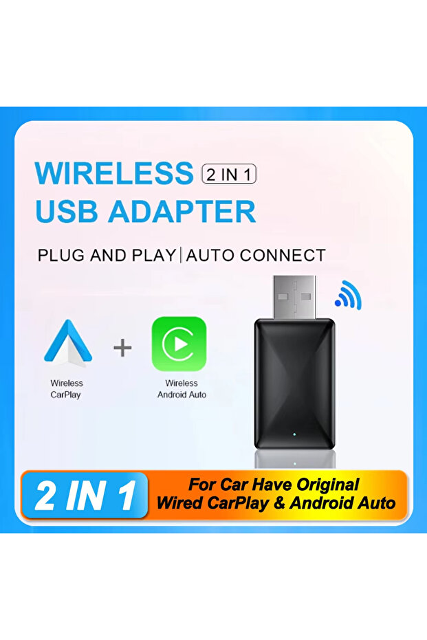 carplay and auto-A XUDA 2 in 1 Wired to Wireless CarPlay Android Auto Adapter for OEM Car Stereo Wit