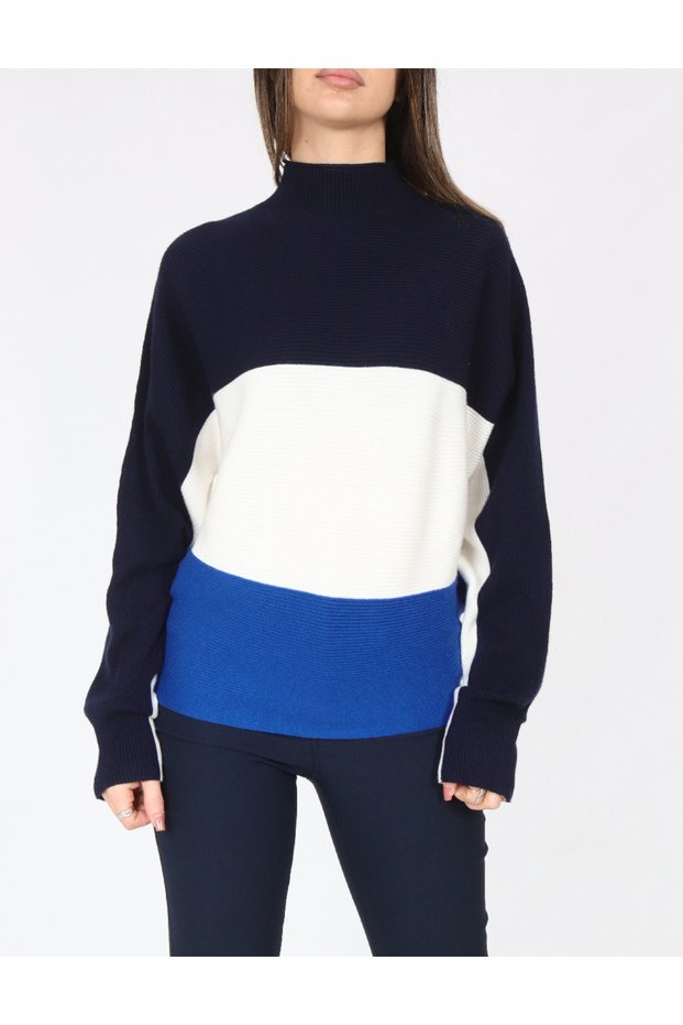 Bluza, Albastru/Alb