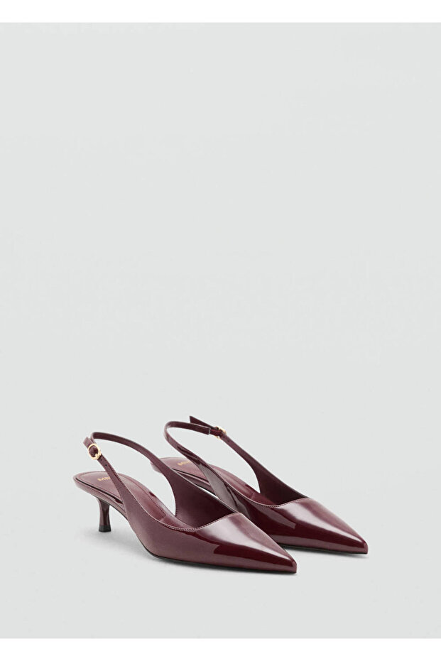 Kitten Heeled Patent Leather Shoes