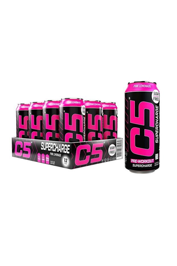 Drink Supercharge Pink Lemonade Pre Workout - Pre-Workout & Performance