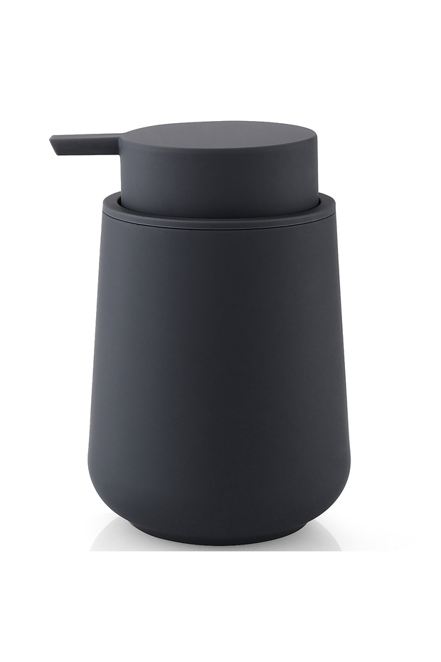 320l Grey Matte Black Liquid Hand Soap Dispenser Plastic 11oz - Modern Minimalist Style for Bathroom