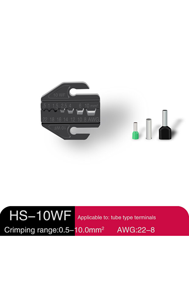 9 HS-10WF JAW AP LY HS Series Jaws 9 Inch Tools Crimping Pliers Accessories Die Mouths Cold Crimp Te