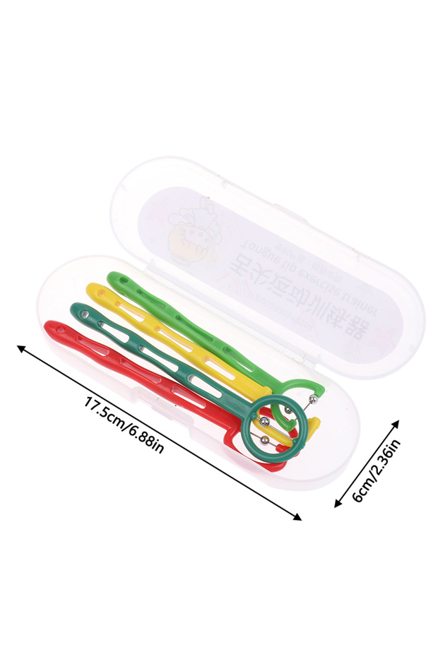 4Pcs/box For Adult Kids Speech Therapy Autism Sensory Rehabilitation Oral Tongue Muscle Trainer T...