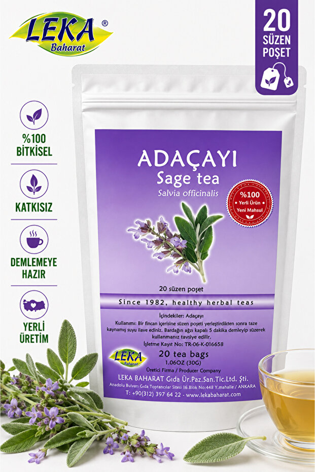 Sage 20X1.5G Filtered Sachet