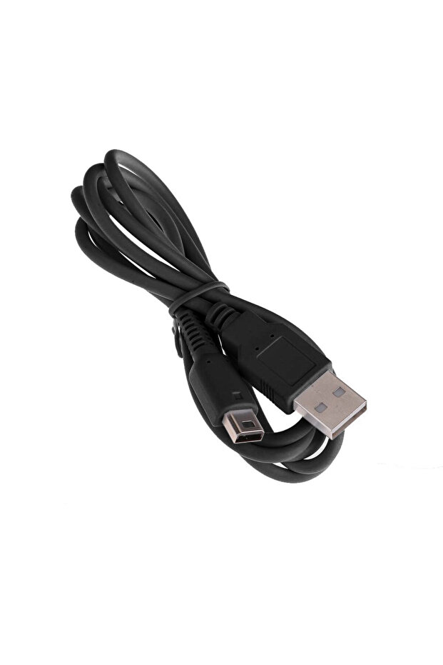 كابل شحن USB أسود من JCD بطول 1 متر لوحدة تحكم Wii U، سلك شاحن بيانات وطاقة لوحدة تحكم ألعاب Wii U C