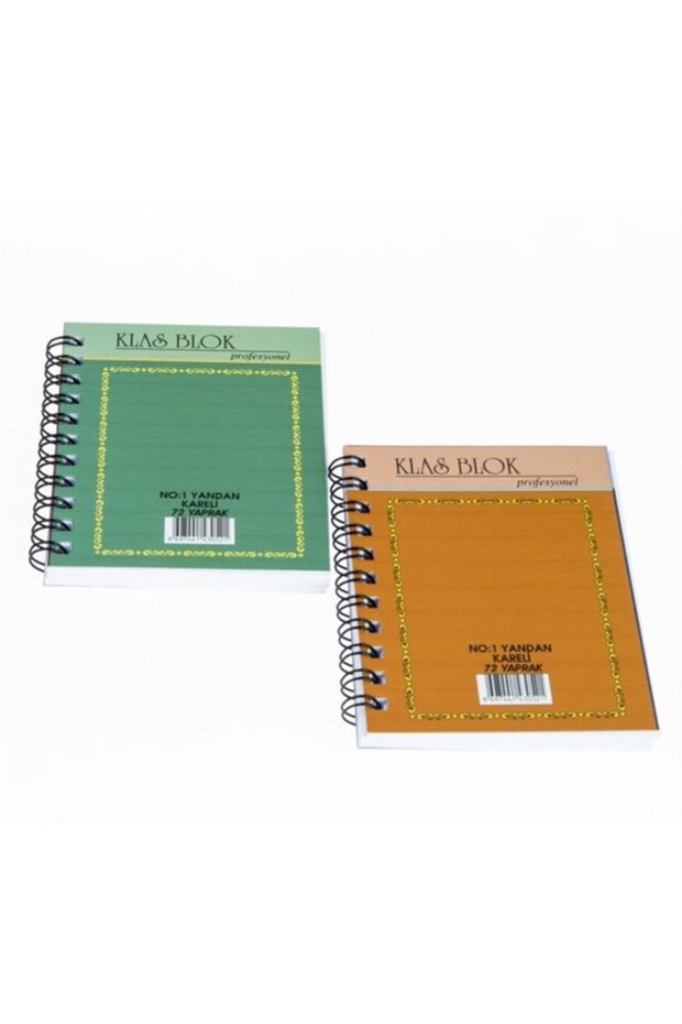 Memo Pad Spiral Side Checkered No:1 72 Yp 12 Pack / Classy