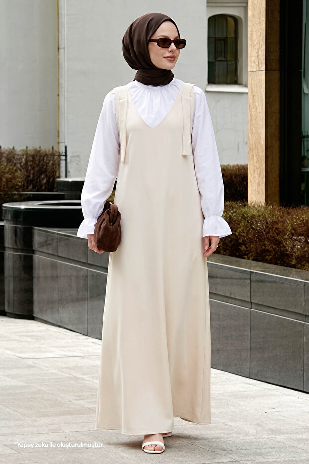 Double Crepe Jile Stone Dress