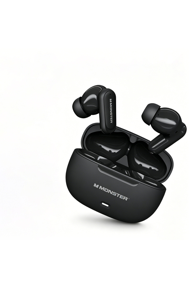 black New Product: Monster HT20 Wireless Headphones with Bluetooth 6.0, ANC Noise Reduction, Perfect