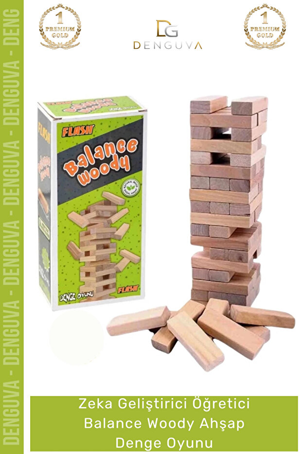 # Toy Educational Mental Development Supportive Turkish Language Supported Activity Woody Wooden Balance Game
