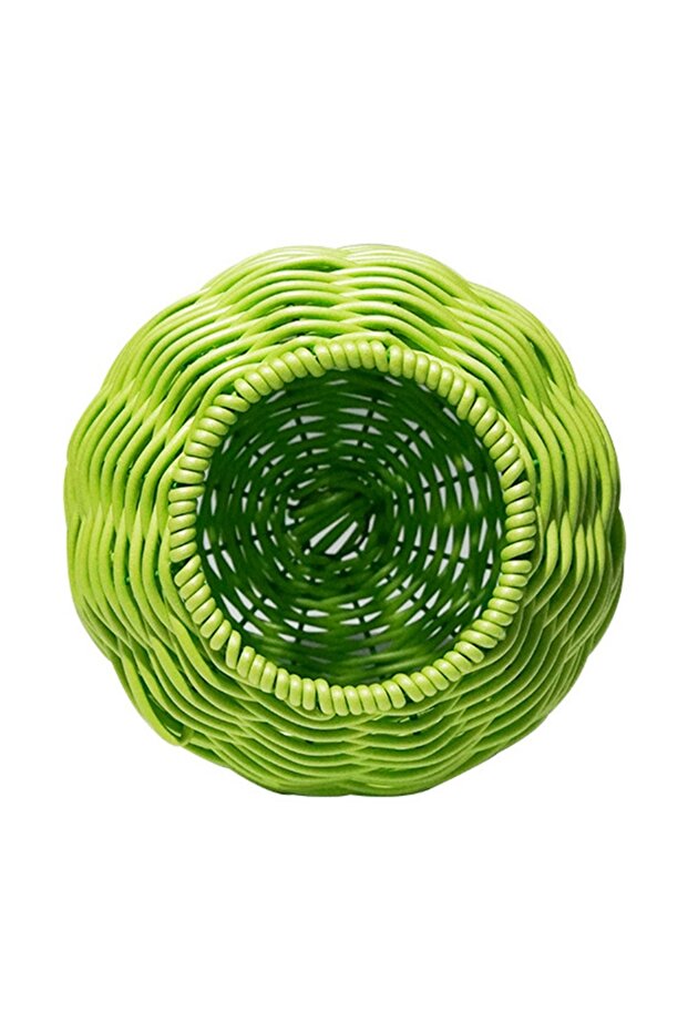 Green- Spherical Imitation Woven Bird Nest Hanging Wear-resistant Bird Breeding Nest Comfortable Bre