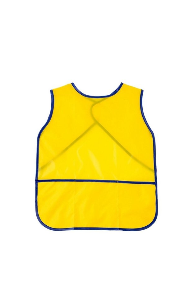 Yellow-M BAHABY 1Pcs Kids Art Smock Kids Apron Waterproof Painting Aprons with 3 Pockets Art Smocks