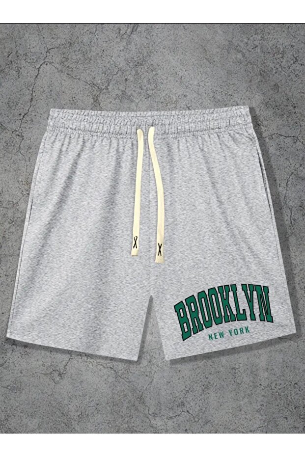 New Season Brooklyn Printed 2 Yarn Summer Double Pocket Boys' Bermuda Shorts