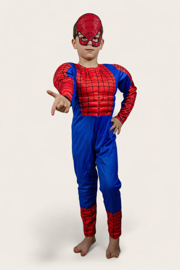 Spider Man Costume- Muscular Spiderman Kids Costume