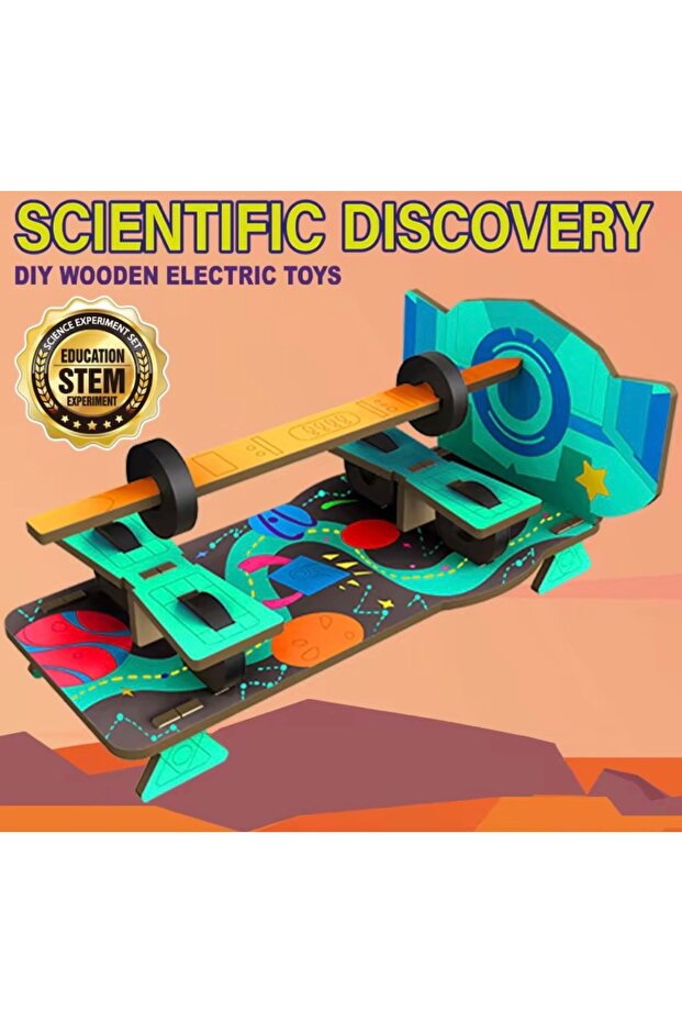 Steam DIY Science Project-Science Experiment- DIY Wooden Toys-Magnetic Levitation based on Principle of Magnetic attraction & repulsion