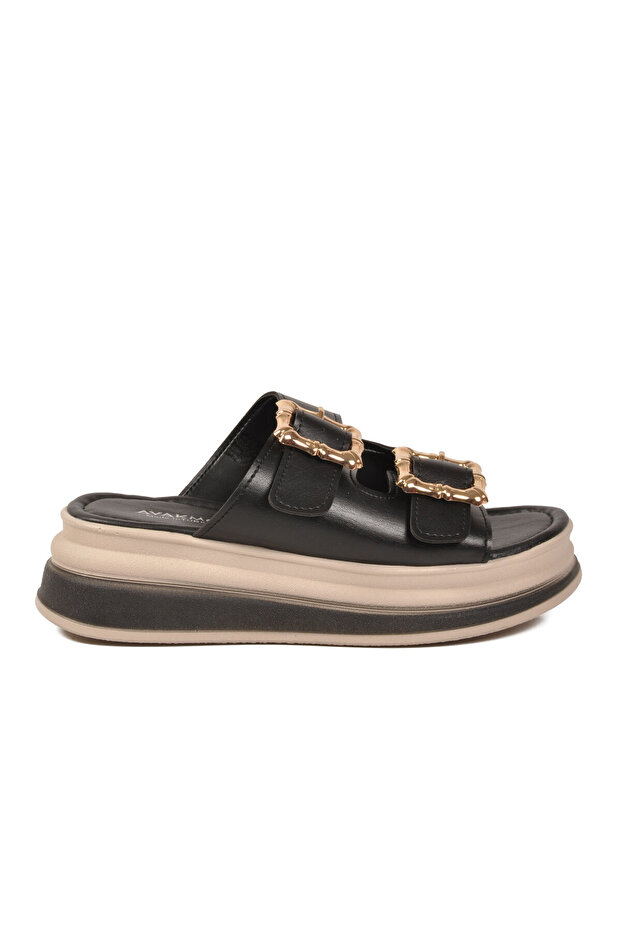 Black Women's Slippers 457303 Z