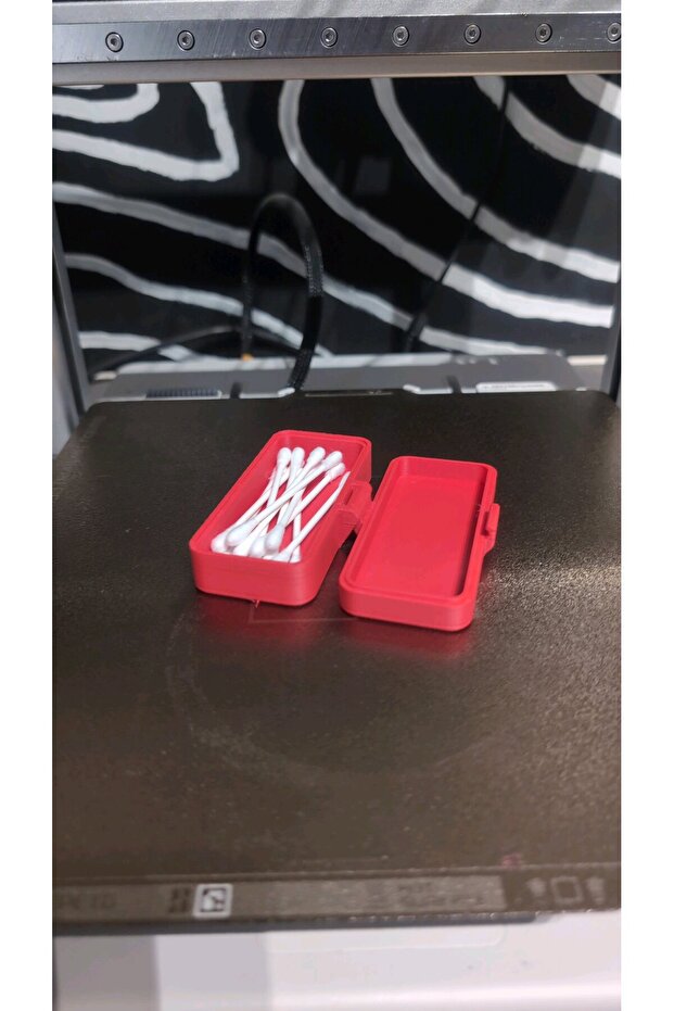 🧴 Set of 2 Q-Tips & Cotton Pads Travel Case Set – Portable Cosmetic Organizer with Dual Compartments