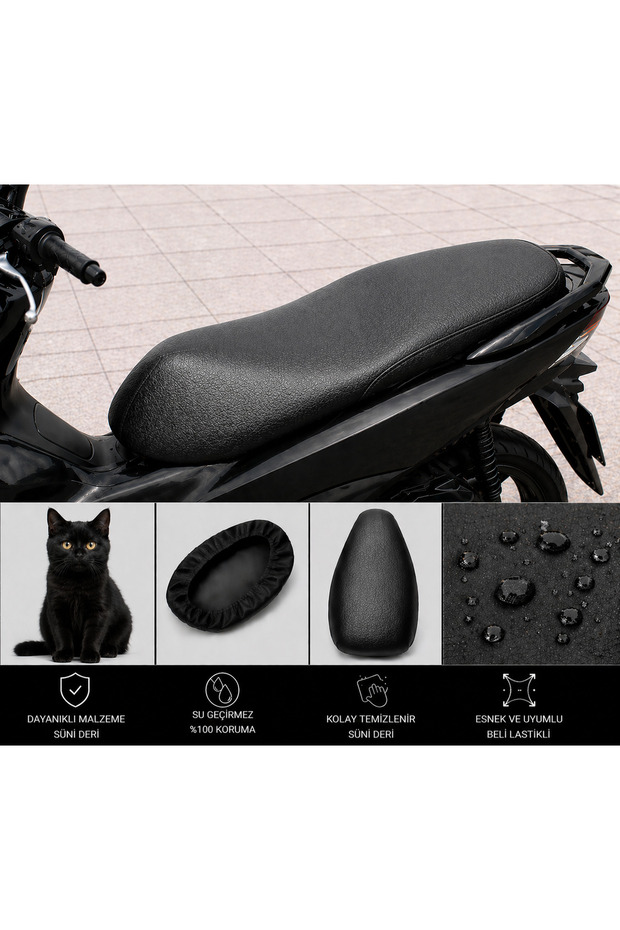 Motorcycle Seat Cover Waterproof Saddle Protection for Sym Fiddle Iii 200I
