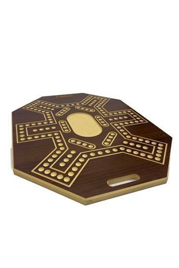 6 Players (Jakaroo) Wooden Hexagonal Table - 3