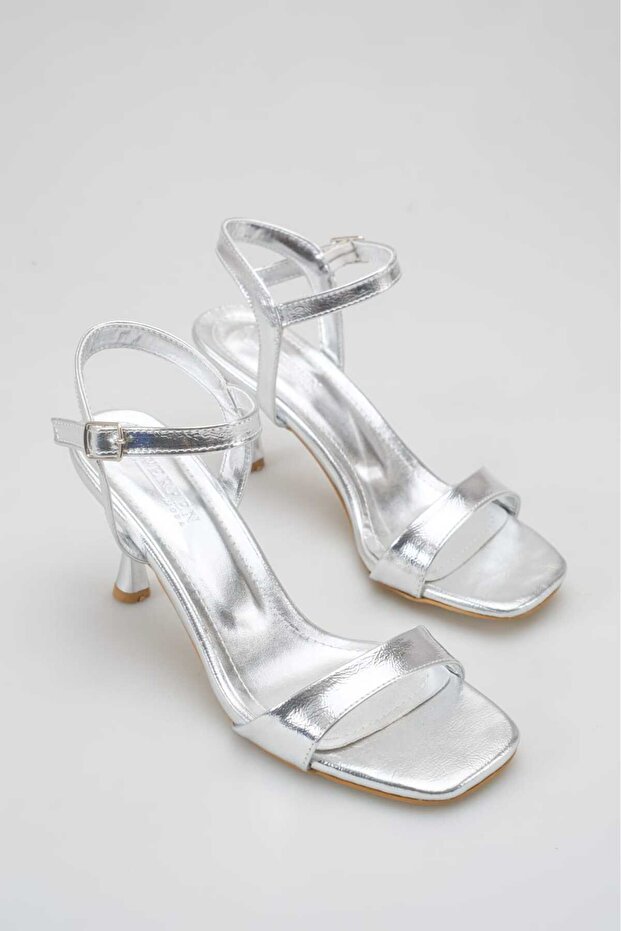 Thin Heeled Daily Use Open Back Women's Heeled Shoes 7 cm