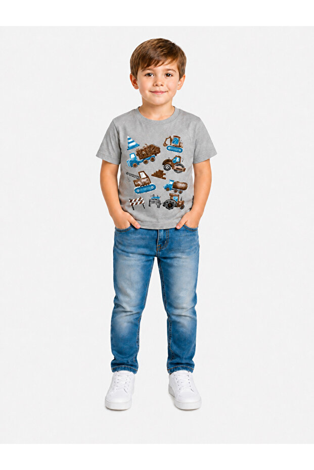 1-4 Years Old Boy's 95% Cotton T-Shirt