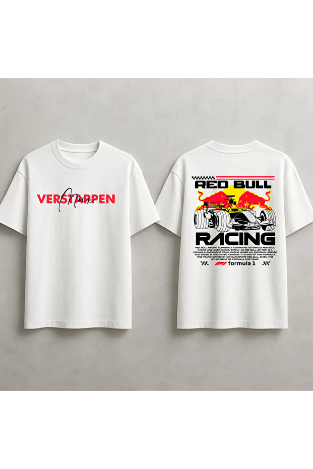 Max Verstappen Formula 1 Printed Unisex 100% Cotton Oversize T-Shirt