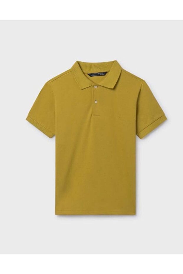 Boy's Polo Collar T-Shirt 2-8 Years Yellow